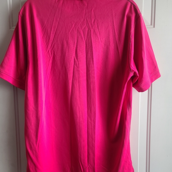 Nike Golf Dri-Fit Men's Size Large PINK Lightweight Polo Shirt. - Picture 3 of 6